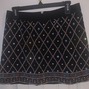 Guess Beaded Mini Skirt